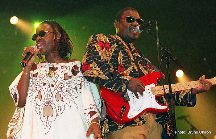 Amadou Mariam aux Rencontres Trans Musicales de Rennes (1998) | Association Trans Musicales